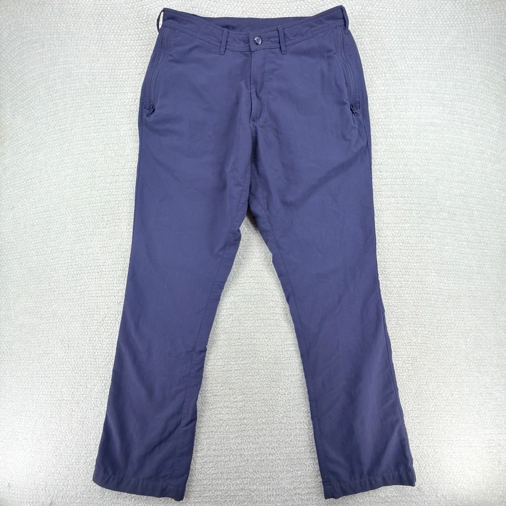 Clothing Arts Pick Pocket Proof Pants Mens 32x32 Navy Travel Nylon Security